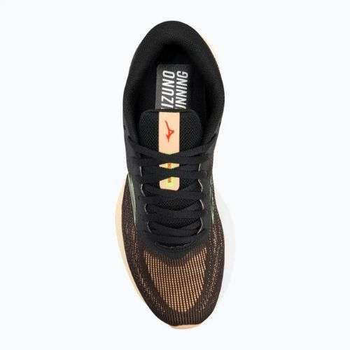 Scarpe da corsa da donna Mizuno Wave Ultima 15 nero/mizuno neo lime/apricot ice
