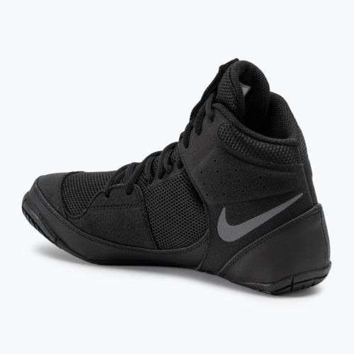Scarpe da wrestling Nike Fury nero/argento metallico
