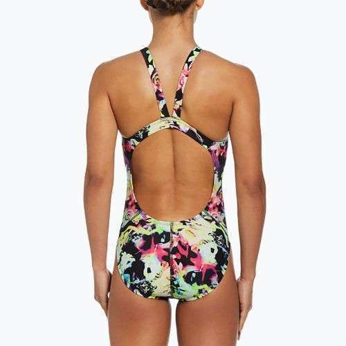 Costume intero da donna Nike Hydrastrong Multi Print Fastback rainbow