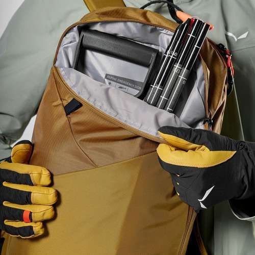 Zaino da sci Salewa Sella Free 22 l marrone dorato