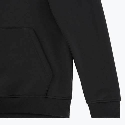 Felpa con cappuccio New Balance Core Brushed nera da uomo