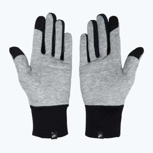 Guanti da corsa Nike Club Fleece donna grigio erica/nero/nero