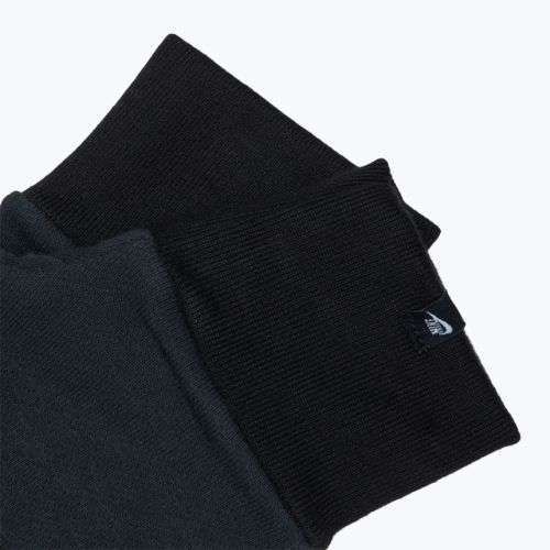 Guanti da corsa Nike Club Fleece da donna, bianco/nero