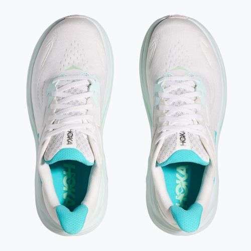 Scarpe da corsa da donna HOKA Clifton 10 bianco/cielo blu