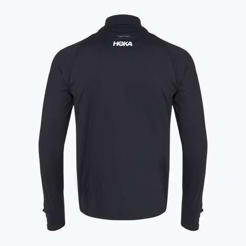 Felpa da running HOKA GlideTech Quarter Zip uomo nero