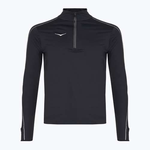 Felpa da running HOKA GlideTech Quarter Zip uomo nero