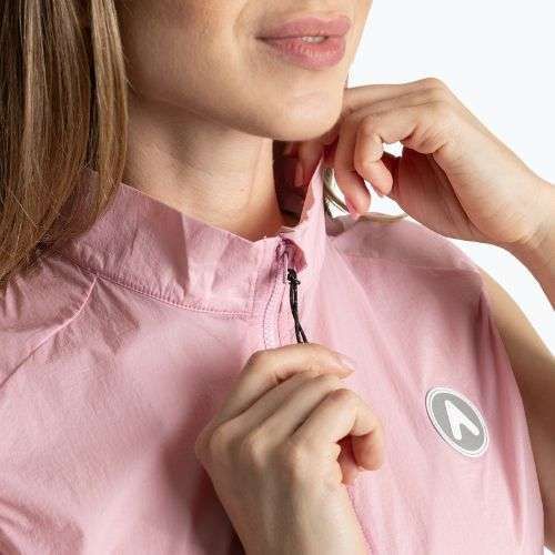 Gilet da ciclismo donna ATTABO Cahayo Gilet antivento rosa