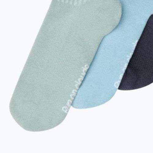 On Logo Sock Mid 3 paia lavaggio/navy