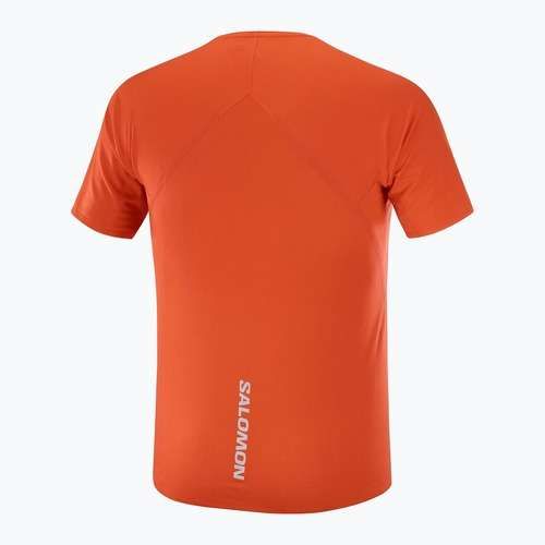 Salomon S/Lab Speed Tee Uomo, maglia da corsa rosso fuoco