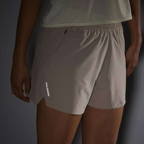 Pantaloncini da corsa Salomon SHAKEout Core 4" donna etherea