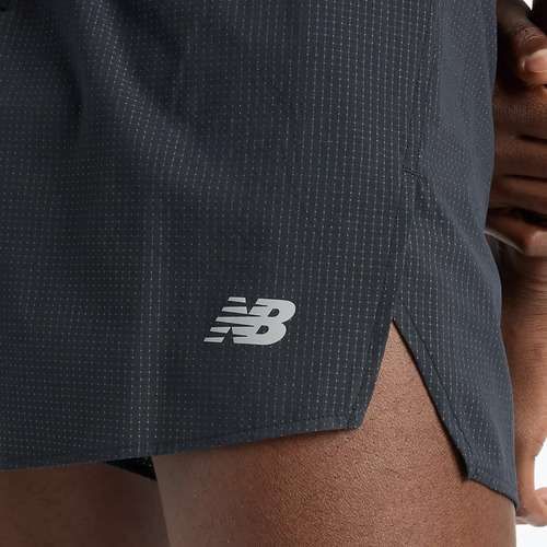 Pantaloncini da corsa New Balance Rc Ultra Light Split 3" da uomo, nero