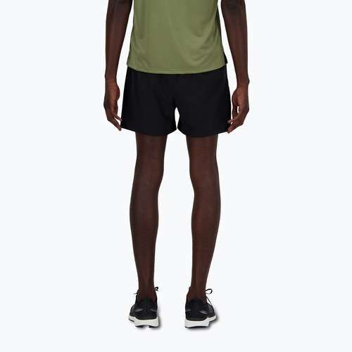 Pantaloncini da corsa New Balance Sport Essential foderati 5" da uomo, nero