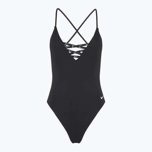 Costume intero da donna Nike Sneakerkini 2.0 Crossback nero