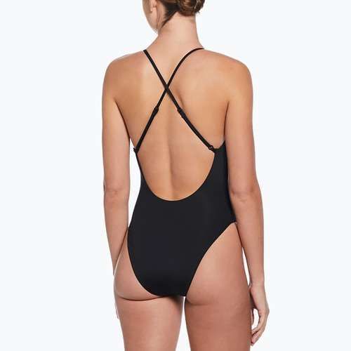 Costume intero da donna Nike Sneakerkini 2.0 Crossback nero