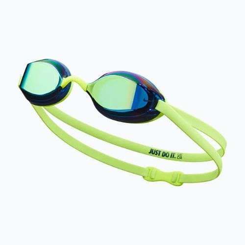 Occhialini da nuoto Nike Legacy Comfort Mirrored volt
