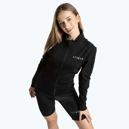 Giacca da ciclismo donna ATTABO FLEERO REF termica black