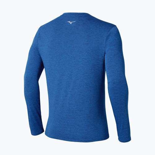 Maglietta Mizuno Core Impulse Tee a maniche lunghe da uomo, blu sodalite