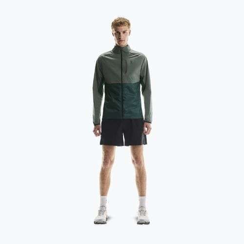 Giacca da corsa da uomo On Weather spirulina/oliva