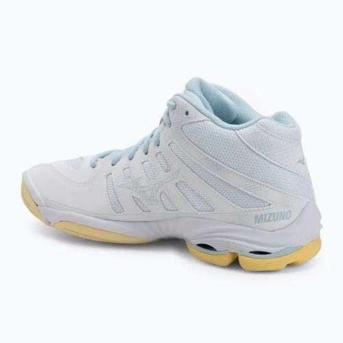 Scarpe da pallavolo donna Mizuno Wave Voltage 2 Mid bianco/calipso coral/pale banana