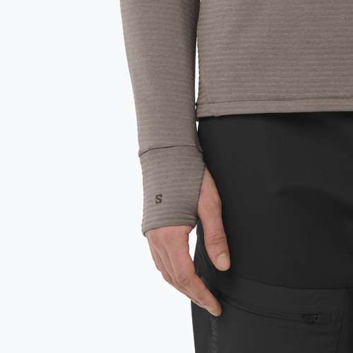 Felpa da uomo Salomon Essential Lightwarm CN iron