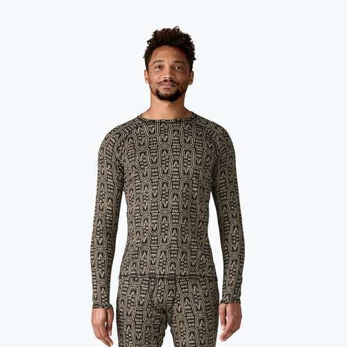 Maglia termica da uomo Patagonia Cap Mid Weight Crew flow/sunken blue