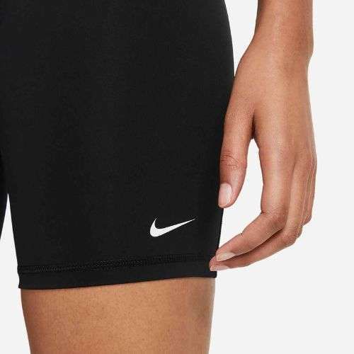 Pantaloncini da allenamento da donna Nike Pro 365 8" nero/bianco