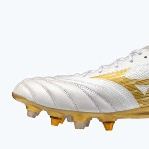 Scarpe da calcio Mizuno Morelia Neo IV Beta Elite Mix white/mp gold/cool gray 3c
