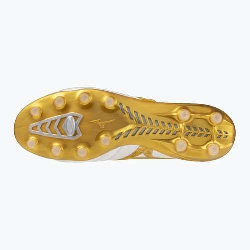 Scarpe da calcio Mizuno Morelia Neo IV Beta Japan FG white/mp gold/cool gray 3c