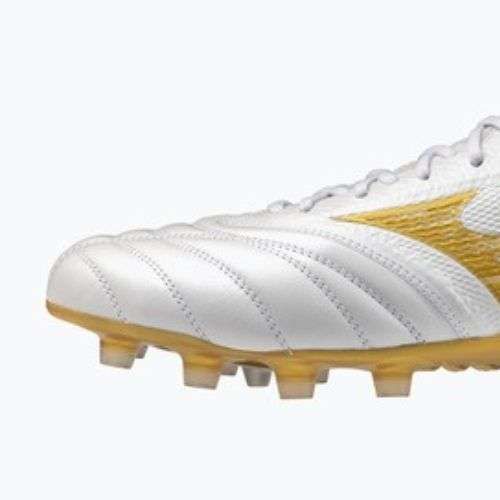 Scarpe da calcio Mizuno Morelia Neo IV Beta Japan FG white/mp gold/cool gray 3c