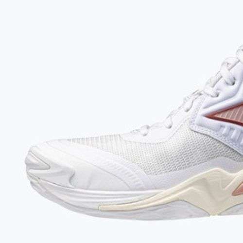 Scarpe da pallavolo donna  Mizuno Wave Momentum Elite Mid white/rose elegance/lava falls