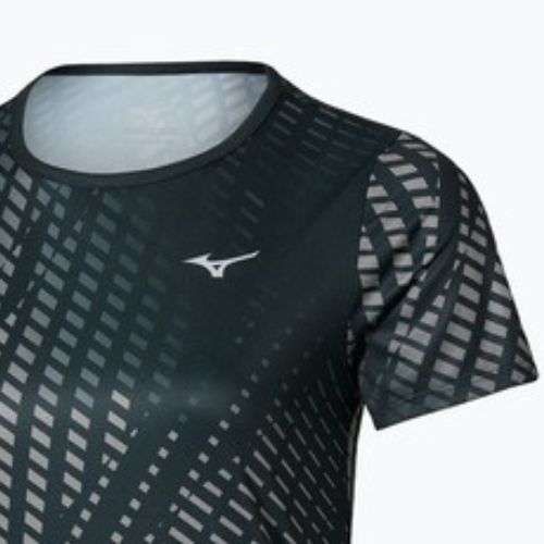 T-shirt running donna Mizuno Core Graphic Tee black/gray