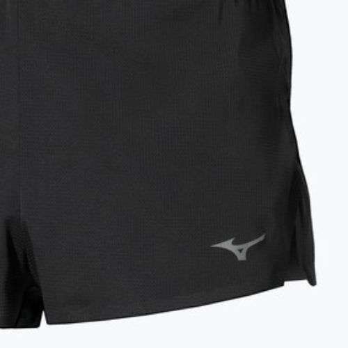 Pantaloncini running uomo Mizuno Tech Light Split 1.5 black