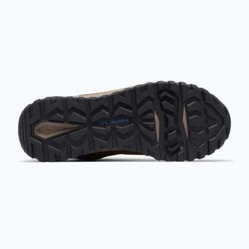 Scarpe da uomo Columbia Burnsider Waterproof dark brown/dark mountain
