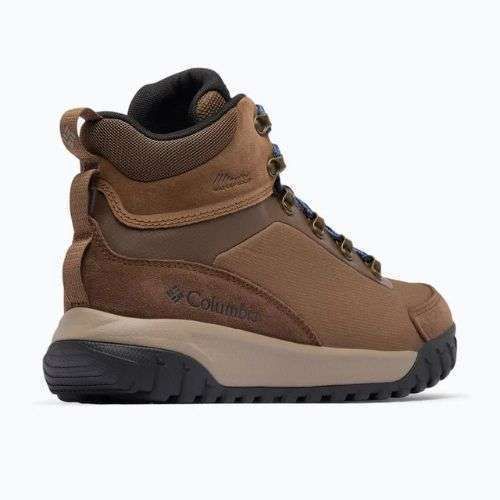 Scarpe da uomo Columbia Burnsider Waterproof dark brown/dark mountain