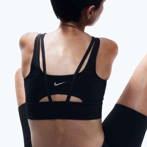 Reggiseno sportivo Nike Zenvy Medium-Support black/sail