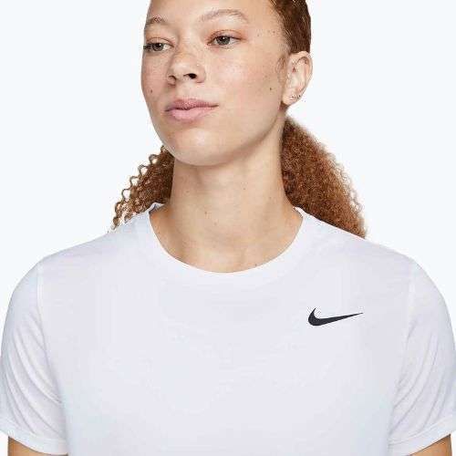T-shirt da allenamento donna Nike Dri-Fit white/black