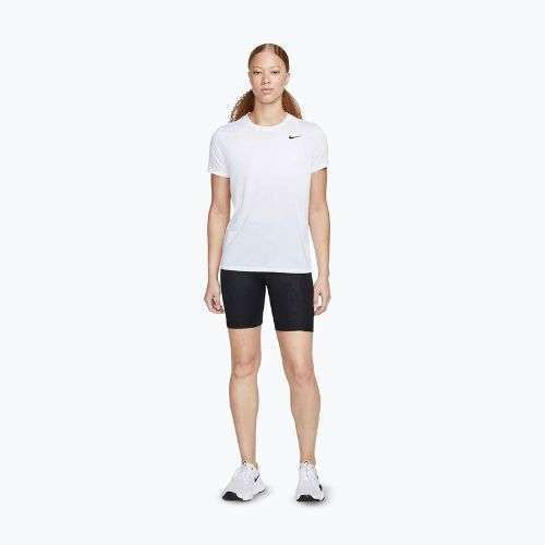 T-shirt da allenamento donna Nike Dri-Fit white/black