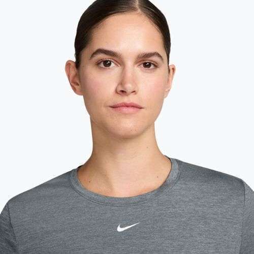 T-shirt donna Nike One Classic Dri-Fit smoke grey/heather/white