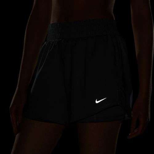 Pantaloncini da donna Nike One Dri-Fit High-Waisted 3" 2In1 smoke grey/heather/white
