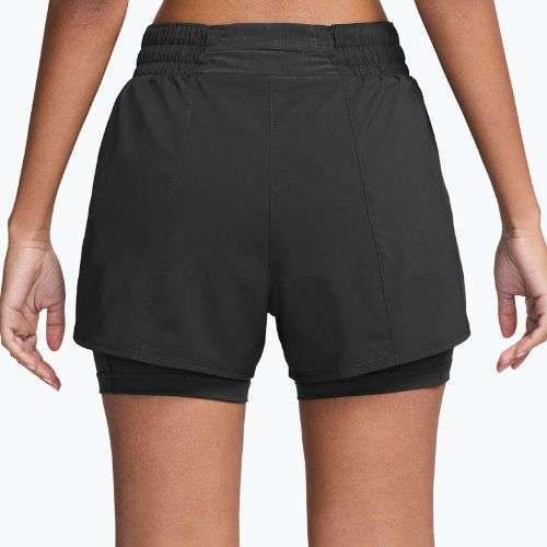 Shorts da donna Nike One Dri-Fit High-Waisted 3" 2In1 black/white