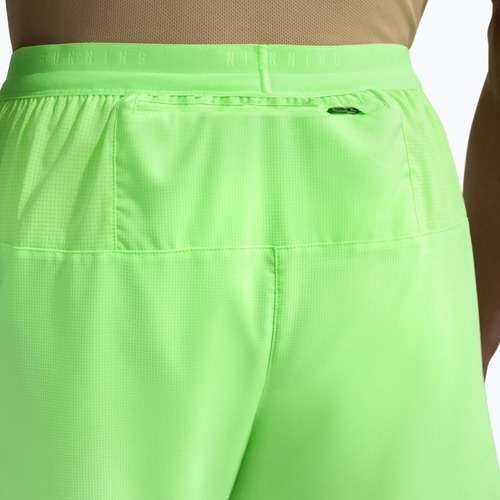 Pantaloncini da running da uomo Nike Stride Dri-Fit Brief-Lined 7" lime blast