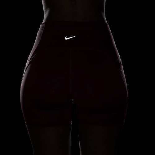 Pantaloncini da running da donna Nike Swift High-Waisted 4" tattoo