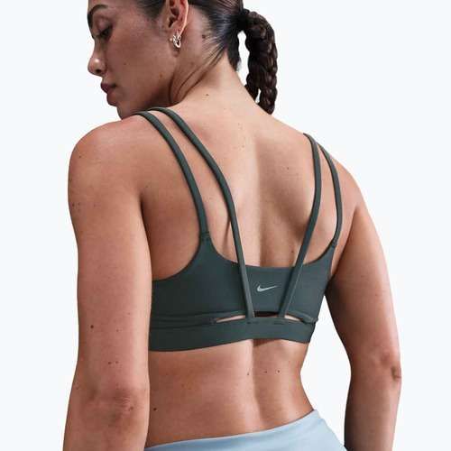 Reggiseno sportivo Nike Zenvy Strappy seaweed/white