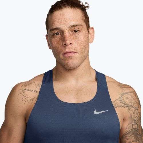 Maglia running uomo Nike Fast Dri-Fit diffused blue
