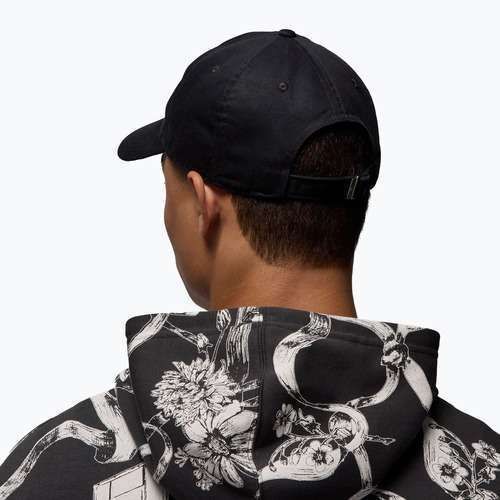 Cappellino con visiera Jordan Club Unstructured Curved-Bill black/black