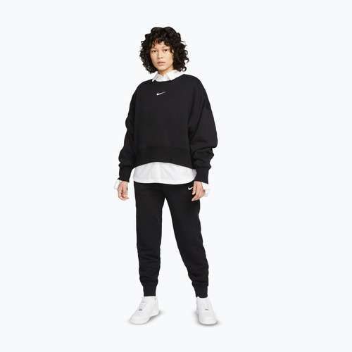 Felpa donna Nike Sportswear Phoenix Fleece Oversized black/sail