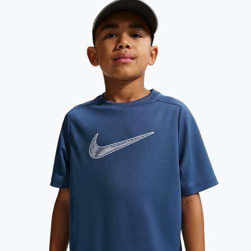 T-shirt bambino Nike Multi Dri-Fit mystic navy/white