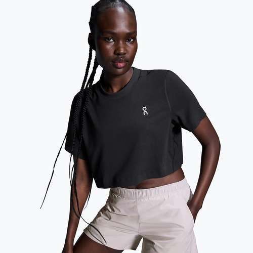 T-shirt da allenamento donna On Train-T Crop black