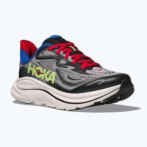 Scarpe da corsa per bambini HOKA Clifton 10 foggy grey/black