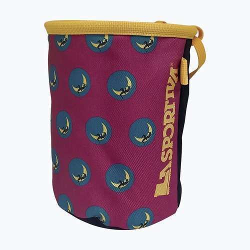 Sacco per magnesite La Sportiva Granite Climbing On The Moon fuchsia/yellow